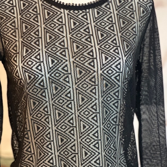 H&M Long Sleeve Black Women's Blouse Size XS - Picture 7 of 9